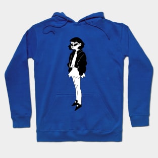 retro cartoon girl Hoodie